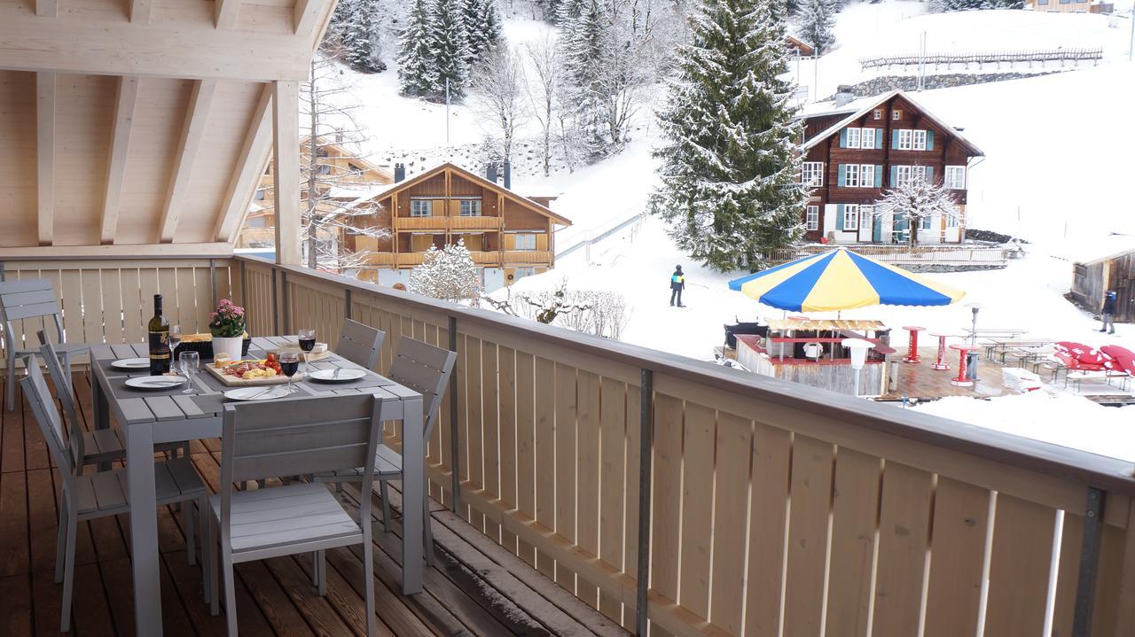 Chalet Brunner Penthouse Wengen Exterior photo