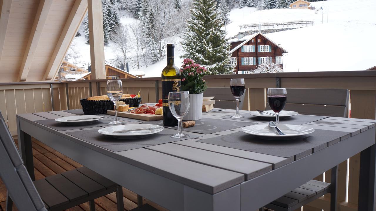 Chalet Brunner Penthouse Wengen Exterior photo